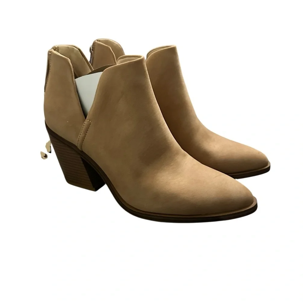 Elegant Tan Ankle Booties